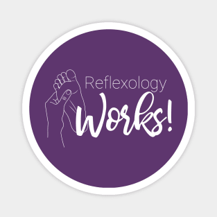 [on BACK] Reflexology Works Magnet